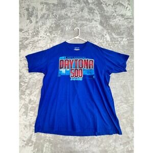 NASCAR Daytona 500 60th Anniversary 2018 Fanatics Royal Blue 2XL T Shirt